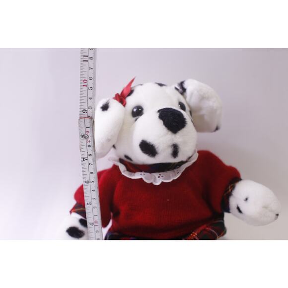 Commonwealth, Dalmatian, Girl Dog, Plush, Christmas, Red Outfit ~ 251013-WH 1365 - Picture 2 of 4